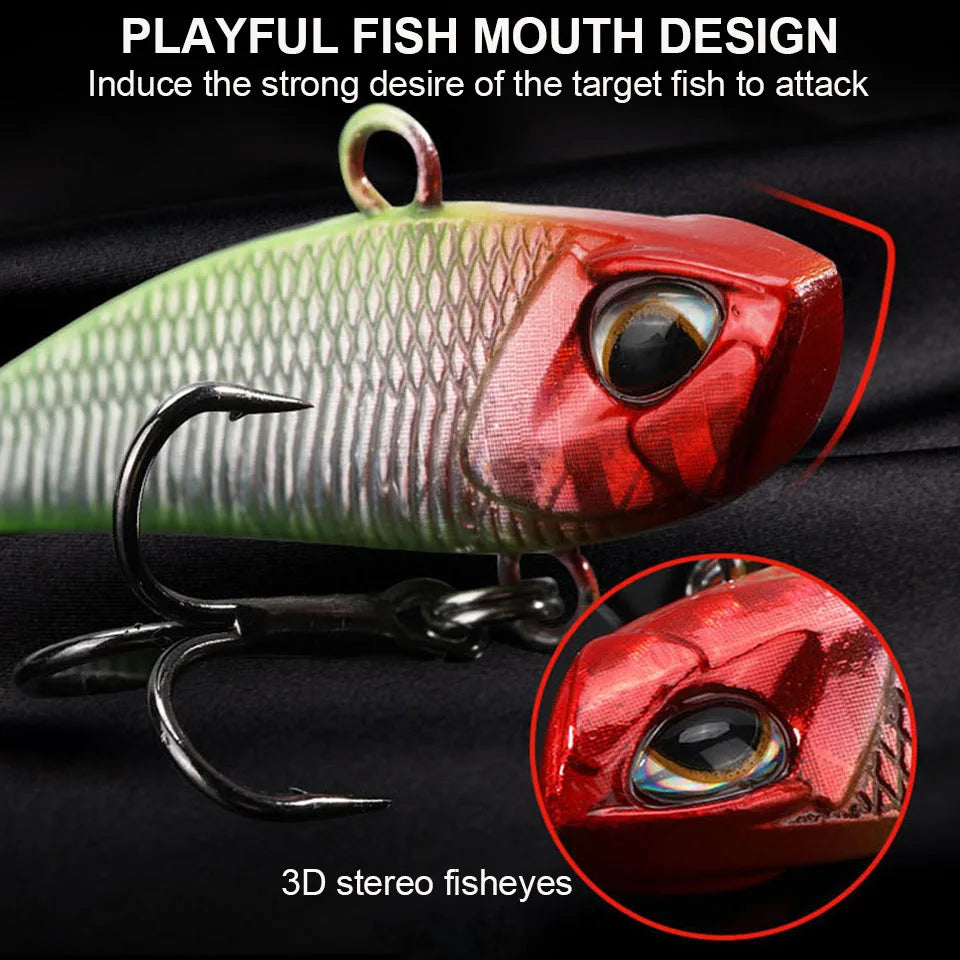 WALK FISH 21g Spinner Bait Metal VIB Fishing Lure Rotating Tail Vibration Sequins Japan Wobbler Trolling Bait Pesca