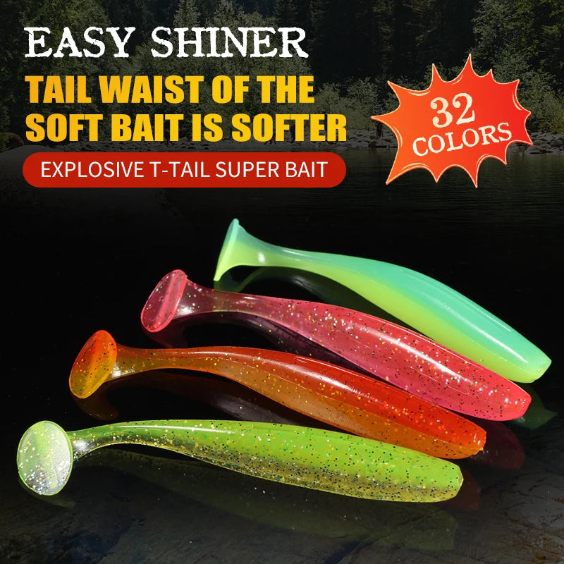 upercontinent Shiner Soft Fishing Lure 50/75/100mm