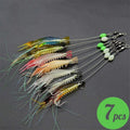 3pcs/7pcs Shrimp Lures Fishing Lures Artificial Fishing Bait Isca Artificial  Ascesorios Pesca