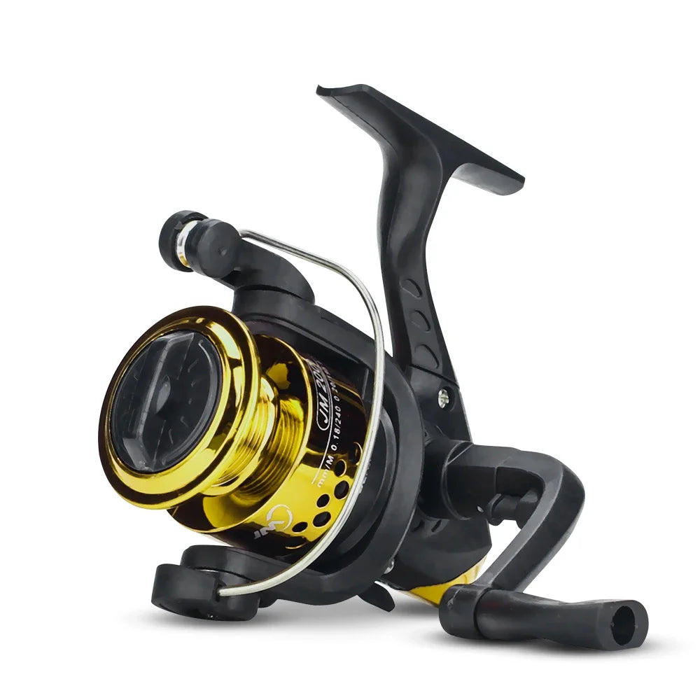 Spinning Fishing Reels 5.2:1 Wheel Plastics Spinning Reel Fishing Lure Wheel Vessel Bait Casting Flying Fishing Trolling