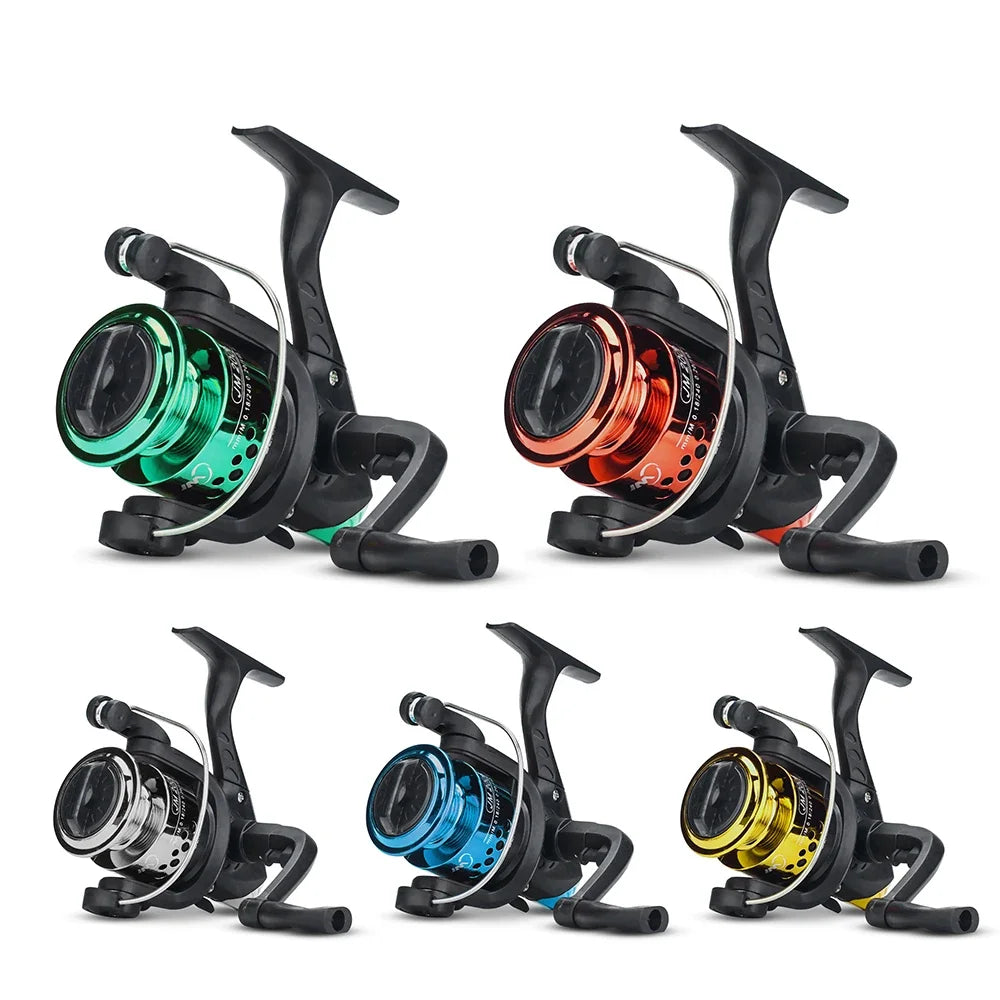 Spinning Fishing Reels 5.2:1 Wheel Plastics Spinning Reel Fishing Lure Wheel Vessel Bait Casting Flying Fishing Trolling