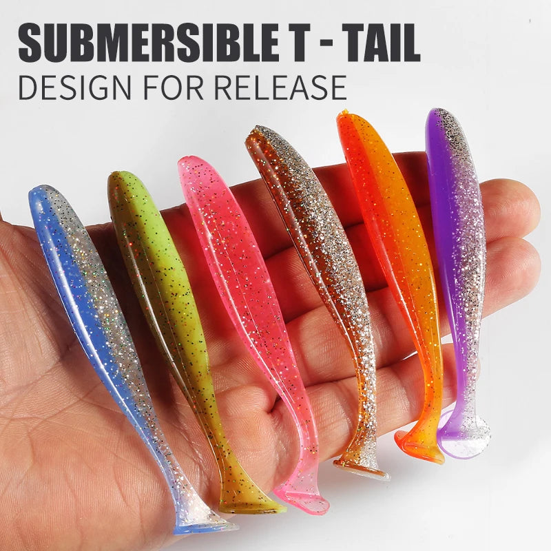 upercontinent Shiner Soft Fishing Lure 50/75/100mm