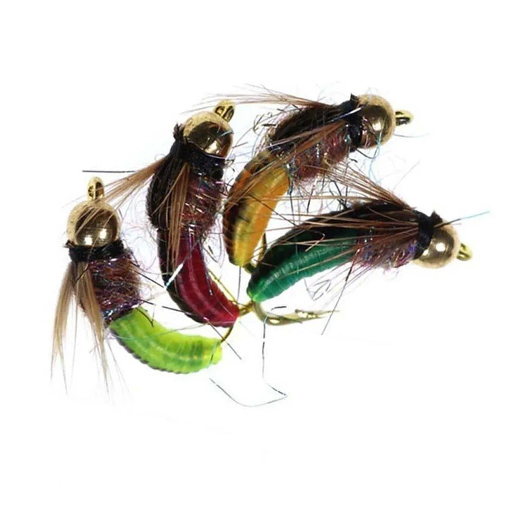 114pcs with Dry/Wet Flies Fly Fishing Flies Kit Fly Assortment Trout Bass Fishing with Fly Box