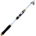 Sougayilang 4 Colors Telescopic Fishing Rod 1.8m-3.3m Glass Fiber EVA Handle Travel Spinning Fishing Pole Max Drag 5kg Pesca