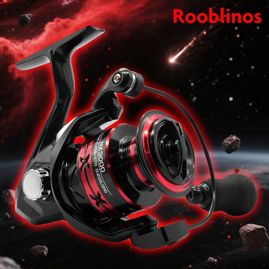 Rooblinos NX Spinning Fishing Reels For Saltwater Freshwater Metal Spool Left/Right Interchangeable Trout Carp Fishing Tackle