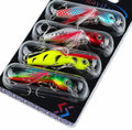 Fishing Bait Set 4PCS Wobbler Anti-corrosion Hook Bass Fishing Lure for Sea Carp Fishing Tackles De Pesca