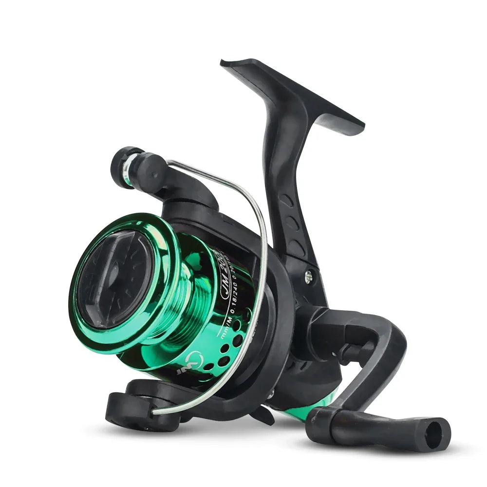 Spinning Fishing Reels 5.2:1 Wheel Plastics Spinning Reel Fishing Lure Wheel Vessel Bait Casting Flying Fishing Trolling